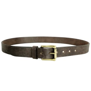 意大利进口头层牛皮美式复古阿美咔叽工装牛仔裤牛皮腰带复古皮带