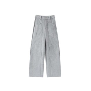 灰色休闲阔腿运动卫裤女款大码胖mm显瘦香蕉弯刀裤今年流行梧桐裤