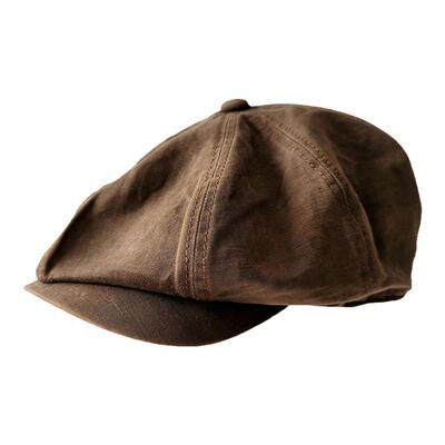 西里布元年报童帽八角帽复古