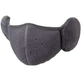 保暖耳罩口罩女冬季2026纯棉防风防寒加绒护耳二合一面罩耳套耳捂