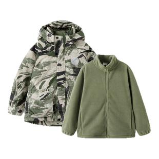 羽绒服男女同款冬装女士保暖短款男生立领纯色情侣外套亲子上衣潮