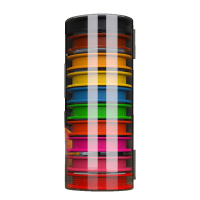 彩虹硅胶主线盒鱼线收纳盘