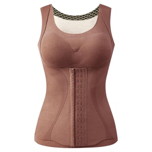 塑身保暖背心女加绒加厚带胸垫塑形收腹束腰秋冬打底内搭2025新款