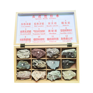 地质队采大块144种三大类岩石保真变质岩沉积岩浆岩教学展示科普