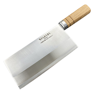 德国粉末钢夹钢刀家用切肉丝切菜锋利免磨切片刀中式三合钢菜刀具