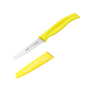 德国SNF施耐福家用水果刀不锈钢蔬果刀削皮瓜果刀带刀鞘便携小刀