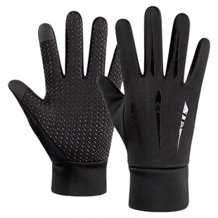 冬天钓鱼专用手套加厚防割防刺防水不沾饵防寒露二指海钓男士飞磕