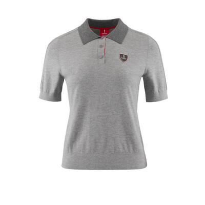 【包芯纱】比音勒芬高尔夫2026春季新品女士休闲翻领短袖针织衫