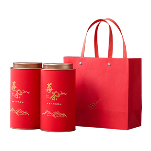 张家界莓茶藤茶叶纸罐永顺恩施通用龙须半斤一斤装空礼盒设计定制