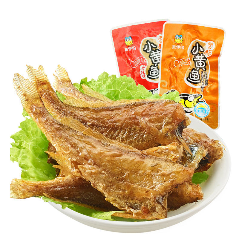 来伊份香酥小黄鱼500g鲜嫩鱼肉