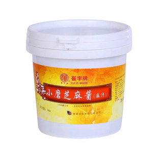 崔字牌纯正宗传统石磨芝麻酱麻汁火锅蘸料老字号拌面酱饭店商用