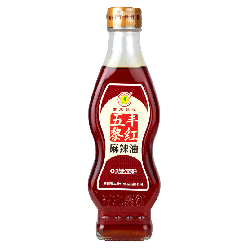 五丰黎红麻辣红油400ml无渣辣油