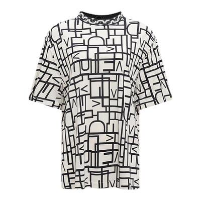 DVFLOGOLOVE/锁链拼接短袖T恤