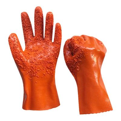 劳保颗粒加厚橡胶耐磨防油手套