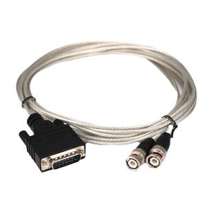 适用H3C华为CAB-E1/2*BNC-75欧连接线调试线E1线 DB15针转BNC线2M