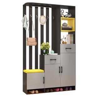 进门门厅柜玄关柜鞋柜客厅入户屏风间厅隔断柜简约现代挂衣帽柜架