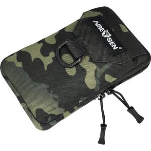 手机腰包男穿皮带竖款跑步运动休闲手机包袋穿腰带干活工地多功能