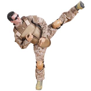 1:6美国海豹突击队兵人模型关节可动手办套装多武器配件军事收藏