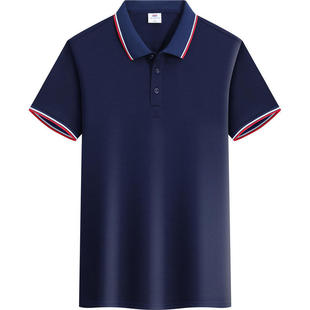 夏季短袖工作服定制t恤装修装饰工衣厂服订做翻领广告衫印字logo
