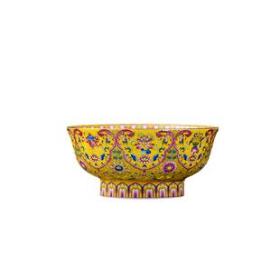 吉祥八宝饭碗景德镇陶瓷珐琅彩瓷碗家用喝汤吃饭碗中式餐具民族碗