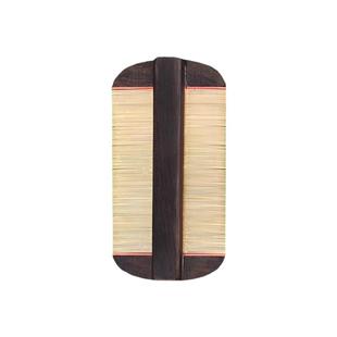 檀木篦子梳去头屑超密齿细齿梳子刮头皮屑清理除头虱加密虱子卵梳