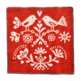 Klippan北欧羊毛坐垫 有机羊羔毛椅垫姆明皆川明设计温暖秋冬瑞典