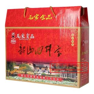 毛家食品韶山四件宝湖南特产贡菜脆椒腊肉火焙鱼红烧肉