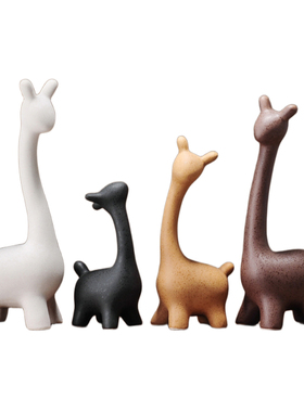 中古侘寂风禅意马装饰品艺术摆件