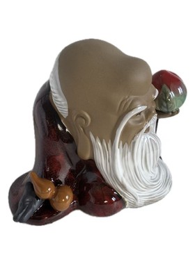 陶瓷大号寿星公招财祝寿贺寿礼品送长辈爷爷奶奶献桃家居生日礼品