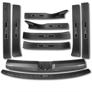 适用于宝马3系5系X1/X3/X5/X6/X7改装7系6系门槛条i3配件迎宾踏板