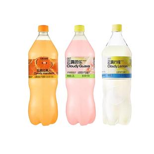 柠檬共和国云雾柠檬芭乐气泡果汁饮料清爽解腻0脂维C汽水饮品大瓶