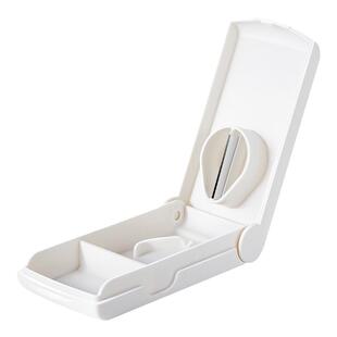 日本进口切药片器分药器一分二切割药品分割便携式小药盒