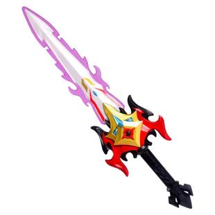 儿童宝剑发光激光赛罗之剑武器闪光电动七彩灯光玩具男孩生日礼物