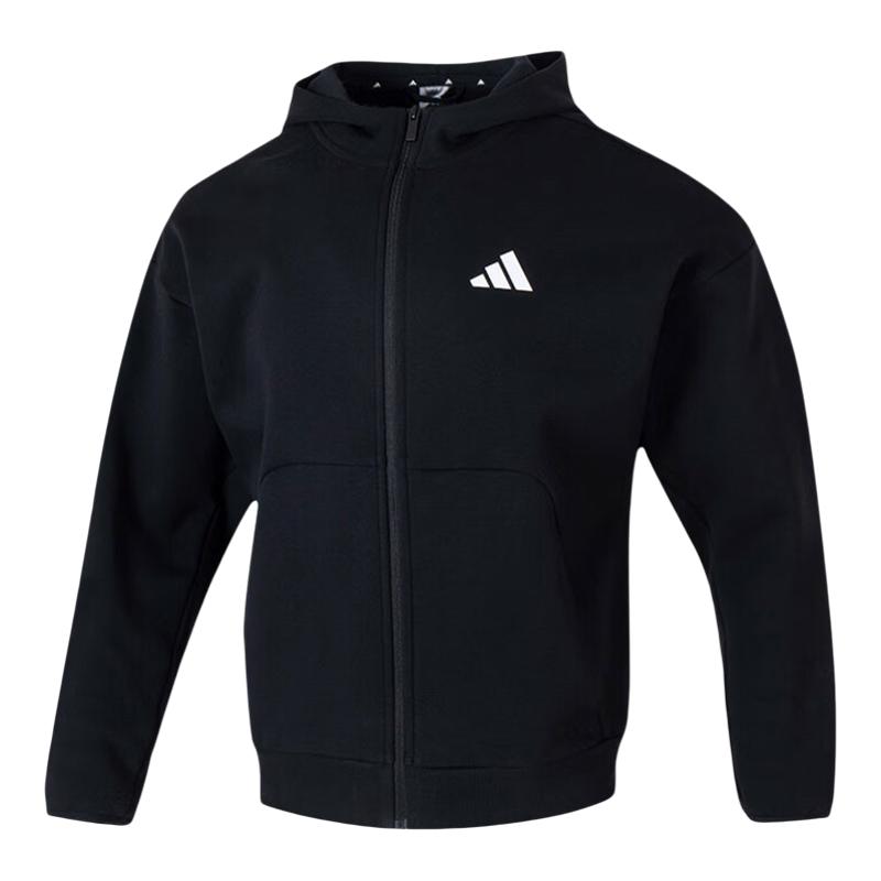 【自营】adidas阿迪达斯男子M FI SL FZ针织运动卫衣外套JI8768