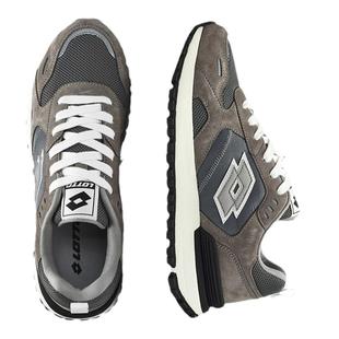 乐途男鞋休闲鞋男冬季透气新款百搭低帮防滑复古网面运动鞋子正品