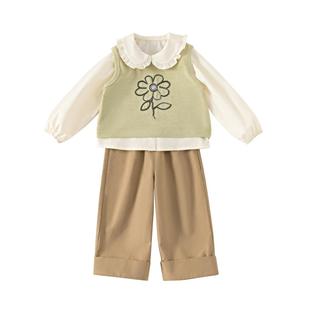 女童套装儿童春装女宝宝衣服春季2026新款小女孩早春衣服童装女装