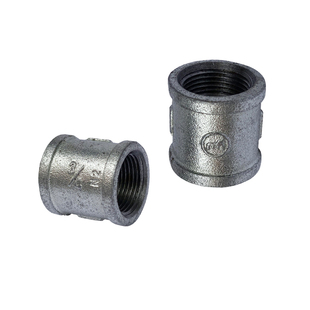 消防玛钢管件建支镀锌内丝直接外接管古水管铸铁内丝接头镀锌管件