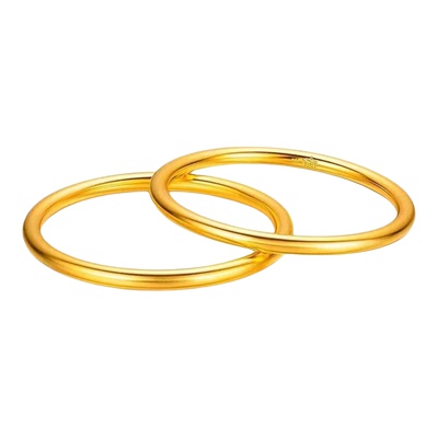 金店同款精品古法莲花闭口手镯