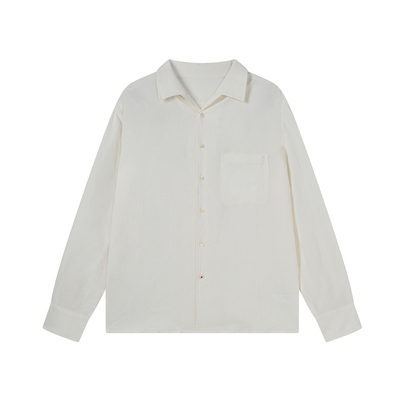 Manifold｜经典精纺亚麻老钱风亚麻套装雨露色黑色双色衬衫