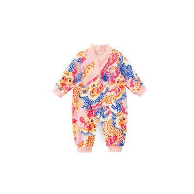 龙喜年宽领汉服纯棉秋季连体衣