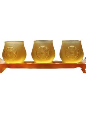 禅悦佛艺琉璃供奉中式客厅摆件