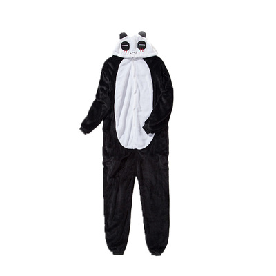 熊猫动物儿童居家演出服连体睡衣