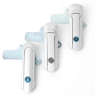 AB402锁不锈钢门锁电箱电柜门锁AB401五金工业锁具平面锁基业箱锁