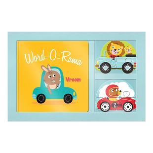 【现货】火车呜呜声 Word-O-Rama: Vroom英文原版图书进口外版书籍