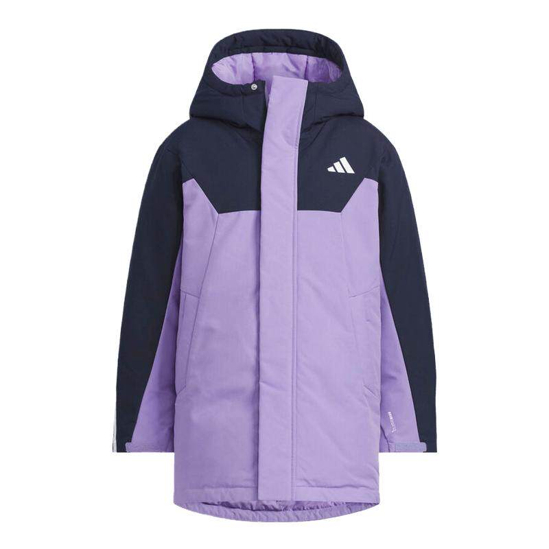 adidas阿迪达斯女大童运动训练保暖羽绒服外套KC5409