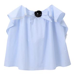 【MARCHEN】蕾虎气质简约卷积云吊带上衣花束吊带精致女labelhood