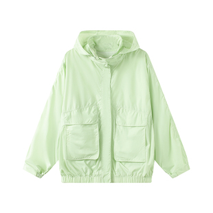CryingCenter 连帽可收纳马卡龙防晒外套 哭喊中心