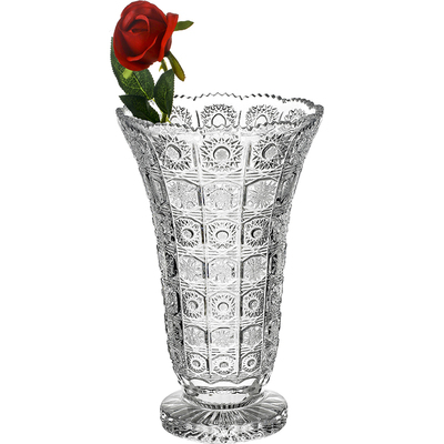北欧宫廷风水晶玻璃花瓶装饰摆件