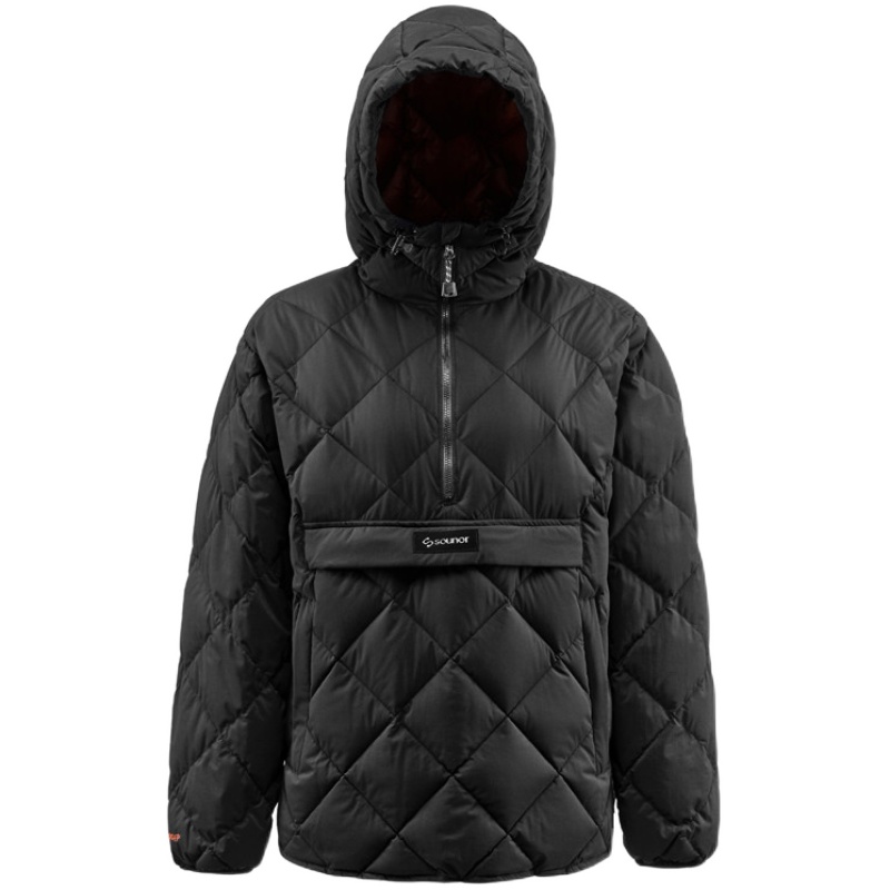 【特惠】君羽户外白鹅绒羽绒服男女短款连帽秋冬季外套SA66005