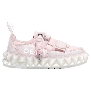 OETZI冰人奥兹果冻鞋女秋季厚底增高休闲鞋低帮丑萌大头鞋甜美粉